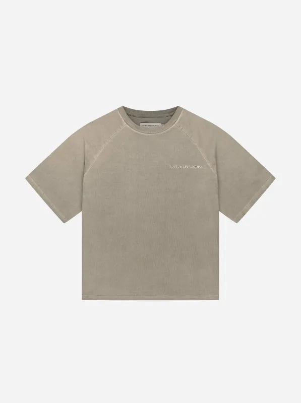 WASHED T-SHIRT - DESERT YELLOW made by Moonlight Mansion