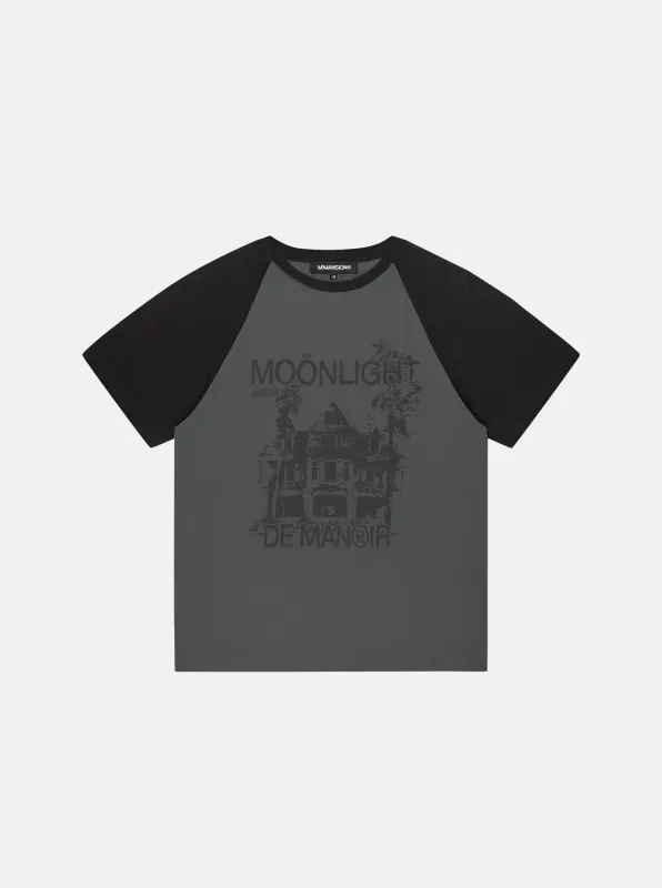MANOIR T-SHIRT - DARK GREY made by Moonlight Mansion