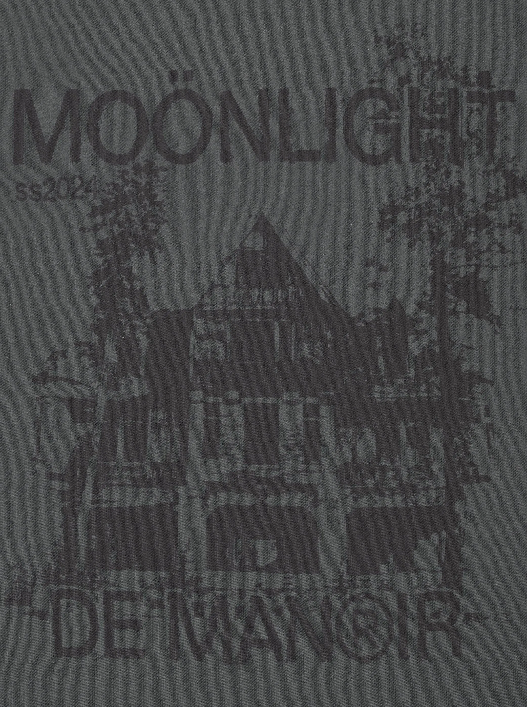 MANOIR T-SHIRT - DARK GREY sold by Moonlight Mansion product image thumbnail 3