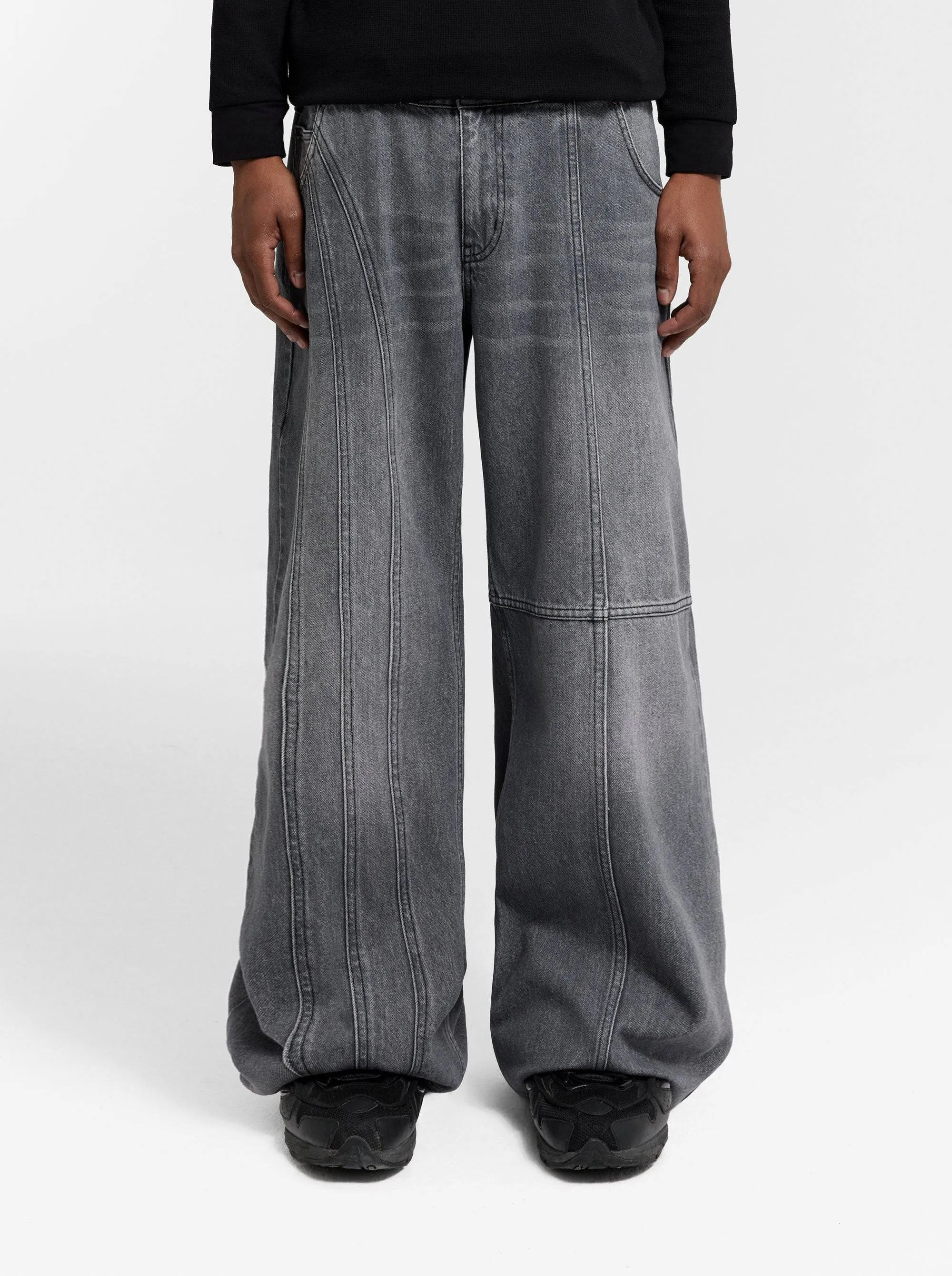 CONSTRUCTION DENIM - GREY sold by Moonlight Mansion product image thumbnail 2