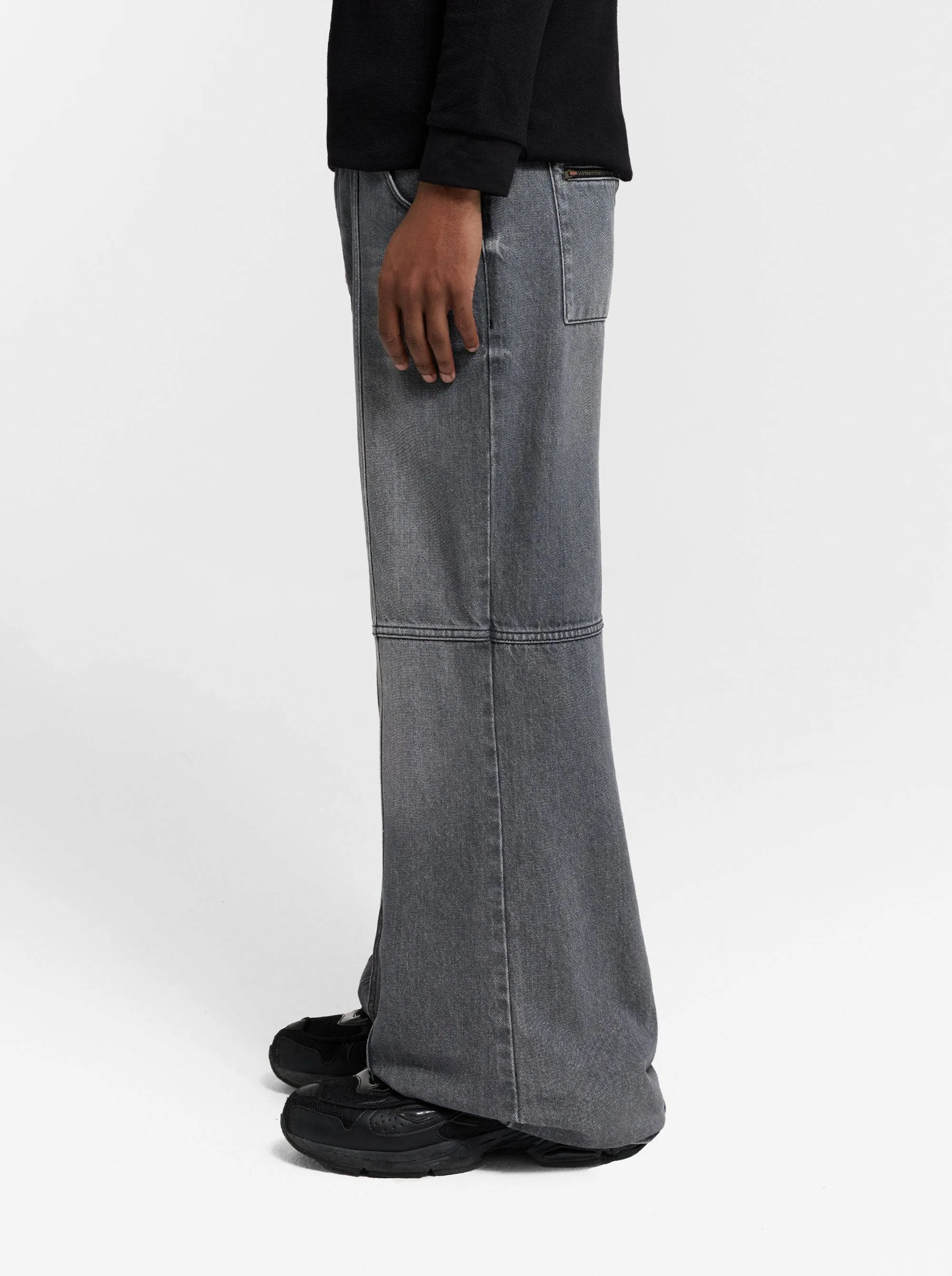 CONSTRUCTION DENIM - GREY sold by Moonlight Mansion product image thumbnail 5