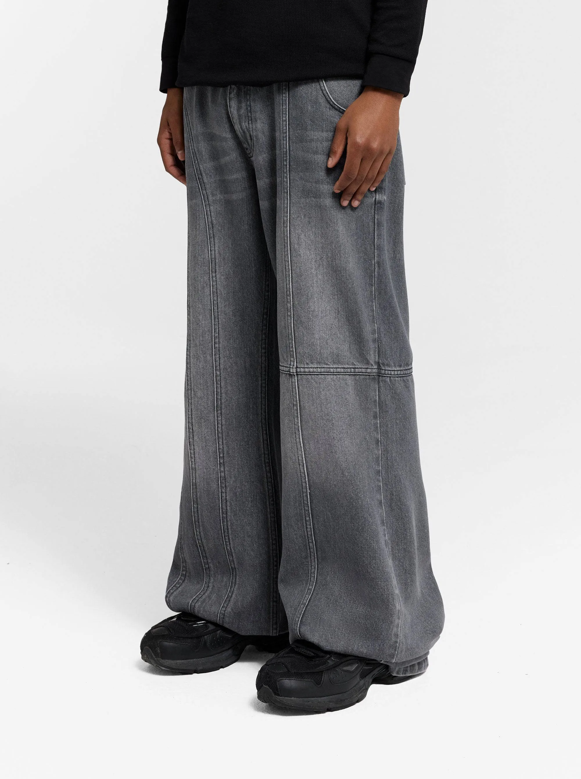CONSTRUCTION DENIM - GREY sold by Moonlight Mansion product image thumbnail 4