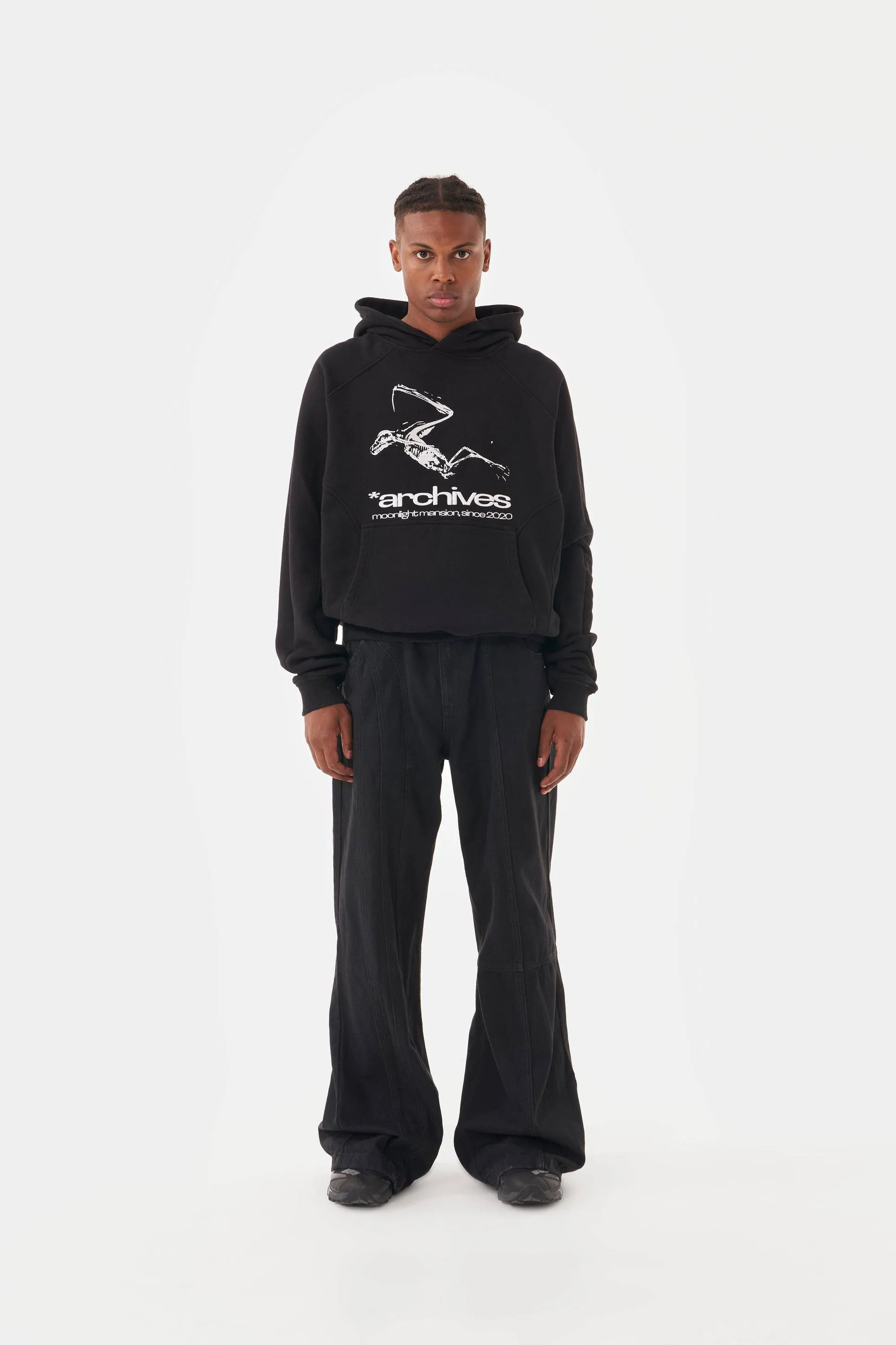 ARCHIVES HOODIE - BLACK sold by Moonlight Mansion product image thumbnail 2
