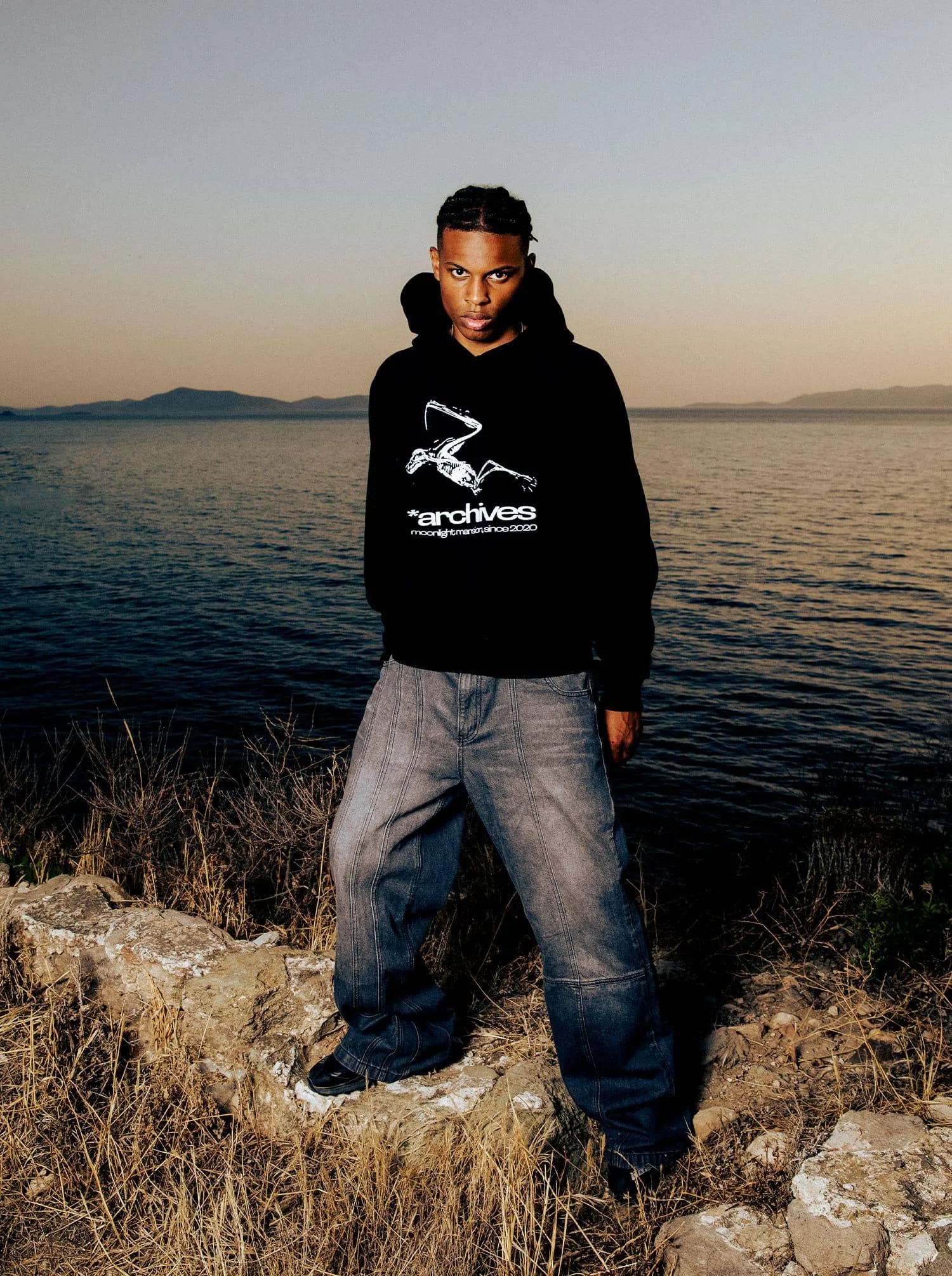 ARCHIVES HOODIE - BLACK sold by Moonlight Mansion product image thumbnail 3