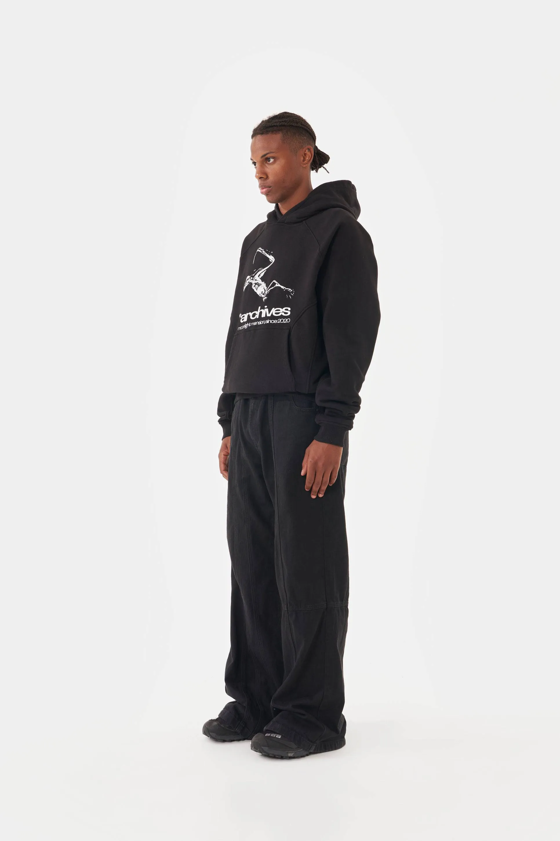 ARCHIVES HOODIE - BLACK sold by Moonlight Mansion product image thumbnail 4