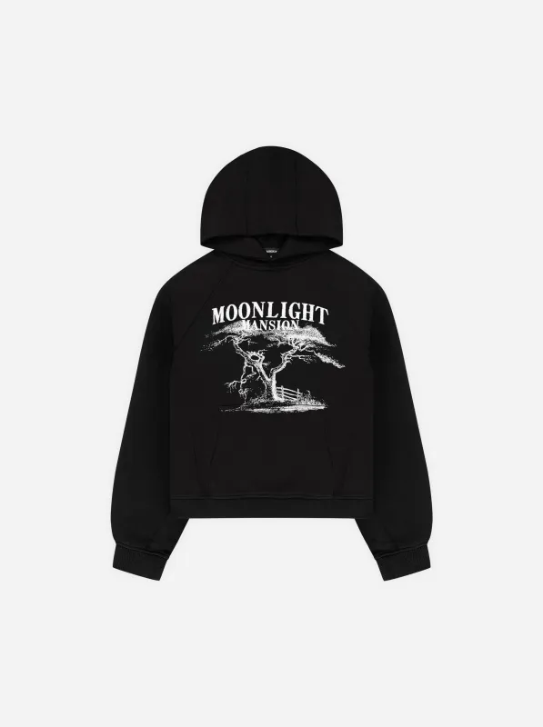 TREE HOODIE - BLACK made by Moonlight Mansion