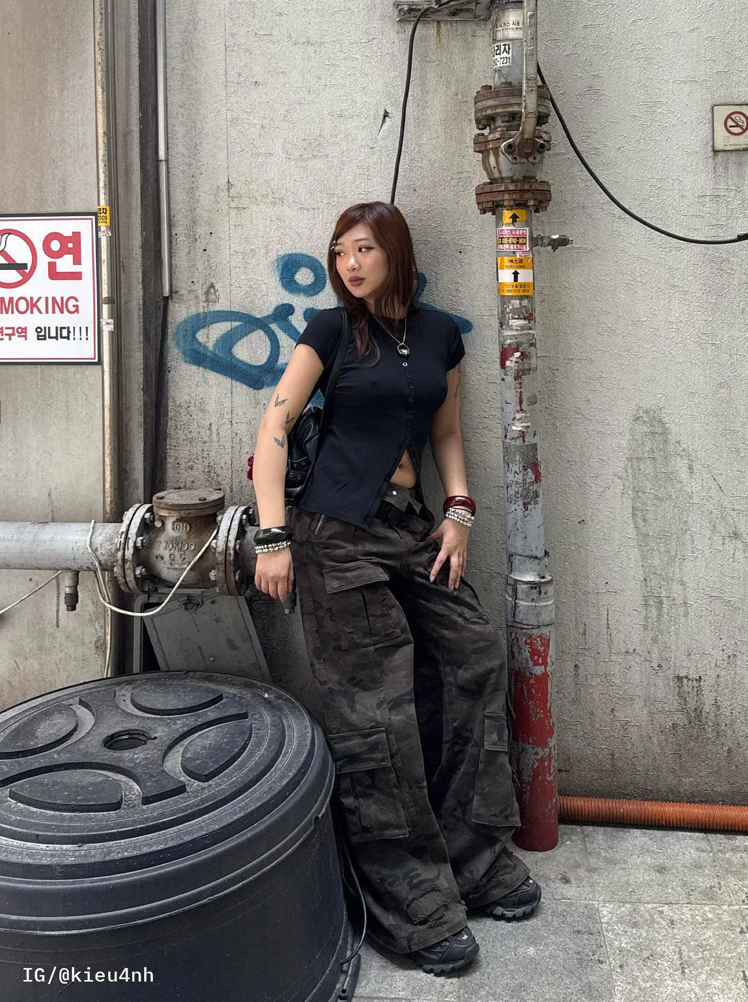 MILITARY CARGOPANTS - CAMO sold by Moonlight Mansion product image thumbnail 5