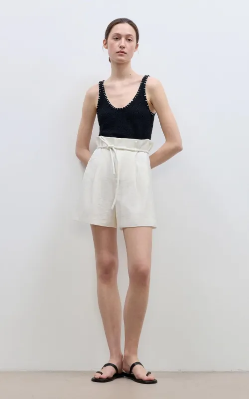 "Jungle Fantasy" Flower Bud Drawstring High Waist Shorts Women sold by Firelady Sheepskin