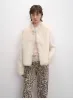 "Healing Eros" casual stand-up collar short Tuscany sheepskin fur coat winter sold by Firelady Sheepskin