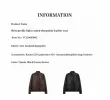 "Loveless Muse" Brown Retro Genuine Leather Jacket Women's Motorcycle Sheep Leather Jacket Short sold by Firelady Sheepskin