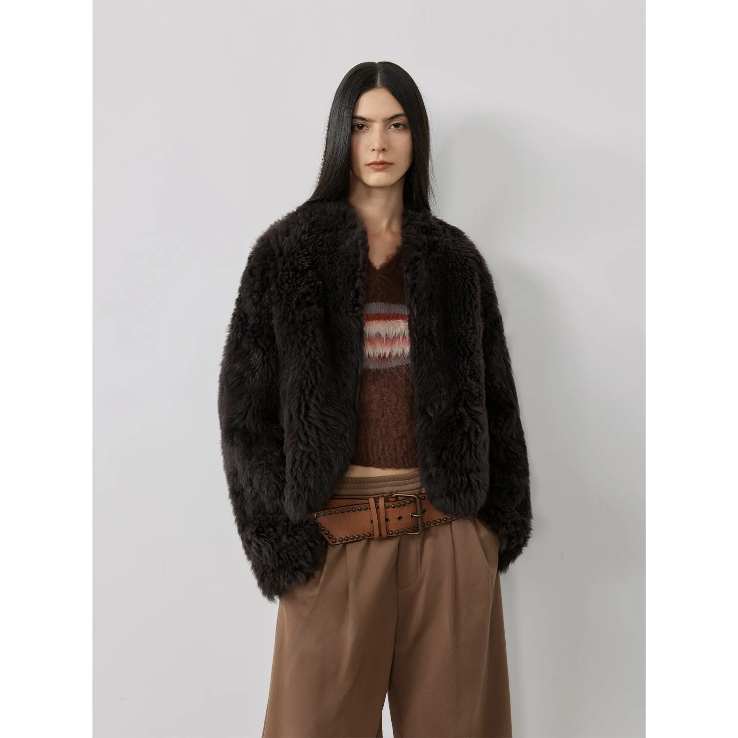 Sea of Love Accompaniment Casual Stand-up Collar Tuscan Sheepskin sold by Firelady Sheepskin product image thumbnail 3