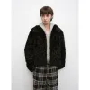 Blackmoon Berlin Soft Warm Short Lapel Tuscan Wool Sheepskin sold by Firelady Sheepskin