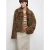 Blackmoon Berlin Soft Warm Short Lapel Tuscan Wool Sheepskin sold by Firelady Sheepskin