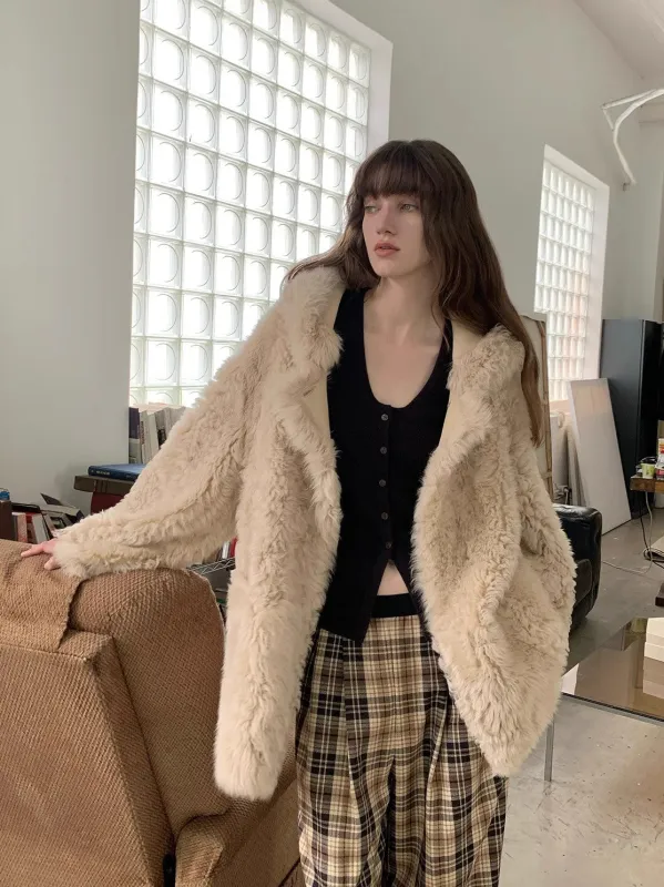 Clouds of smoke become rain Imported Tuscan hooded sheepskin sold by Firelady Sheepskin