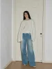 Cube Street Vintage Washed Cotton Low Rise Straight Jeans sold by Firelady Sheepskin