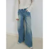 Cube Street Vintage Washed Cotton Low Rise Straight Jeans sold by Firelady Sheepskin