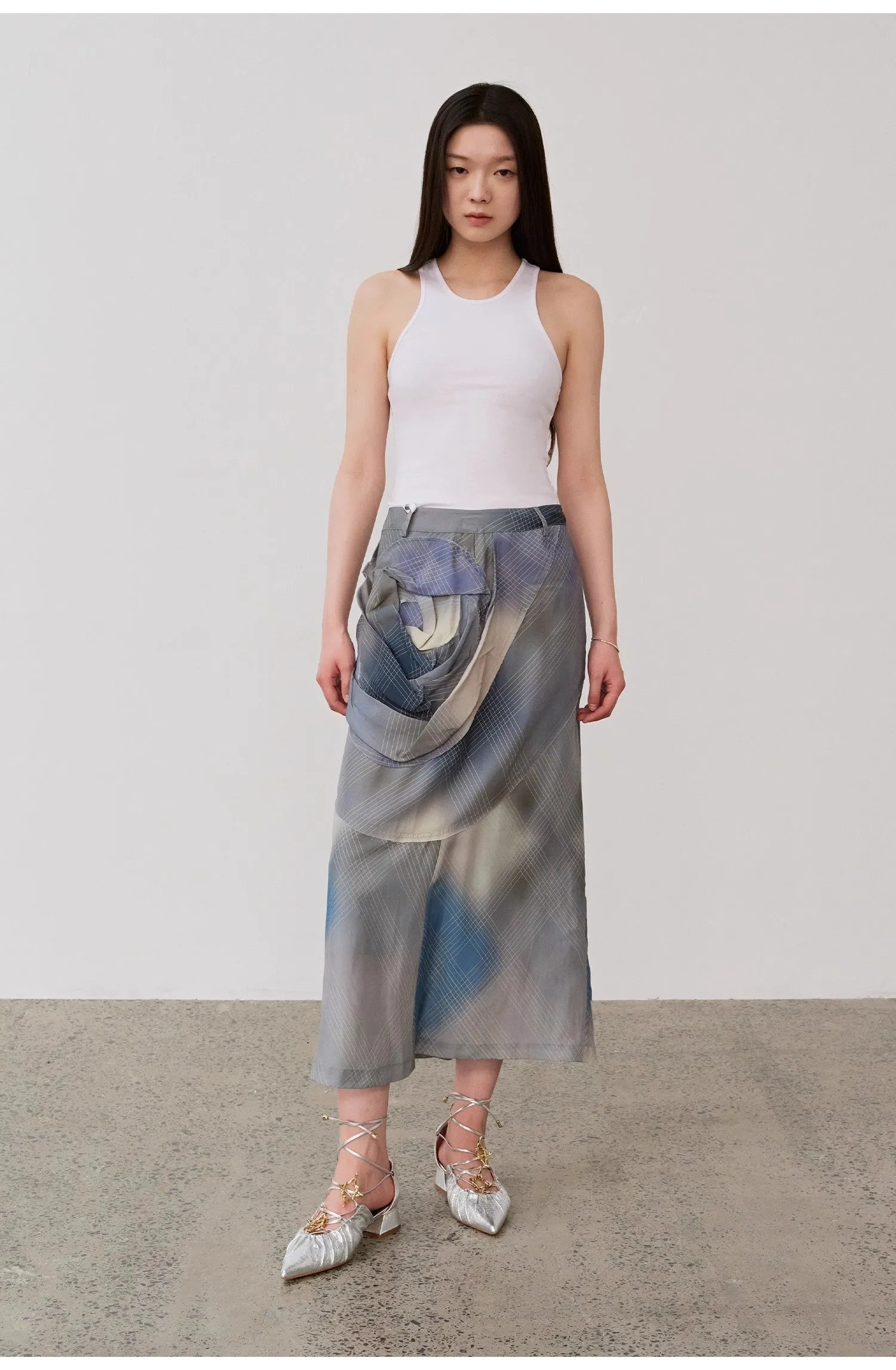 "Summer Tour" small I-shaped vest camisole women's summer elastic cotton slim fit inner sleeveless top sold by Firelady Sheepskin