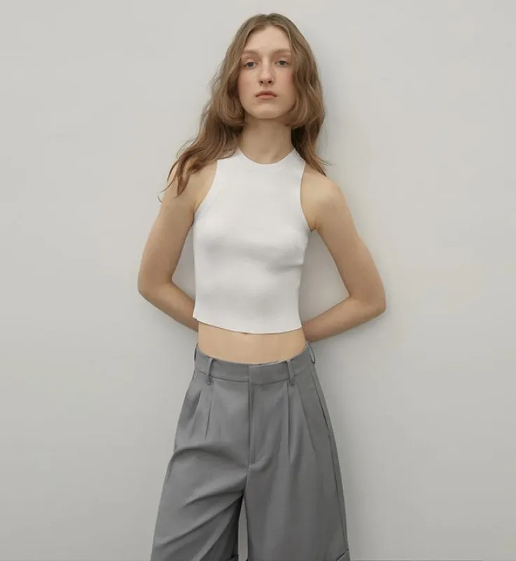 Women's I-knit camisole with sleeveless top sold by Firelady Sheepskin