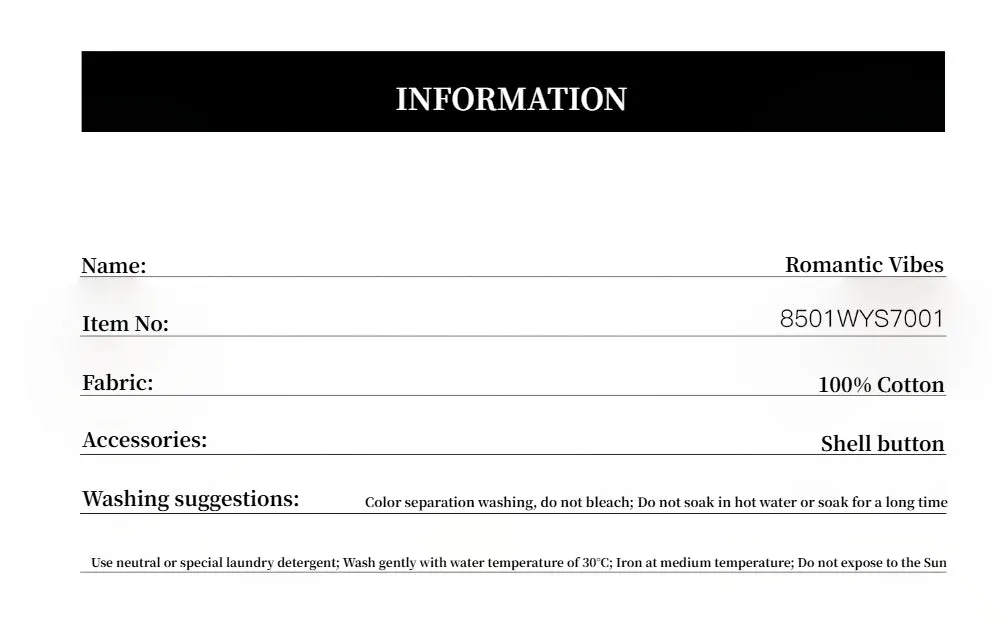 "Romantic Vibes" Cross-Placket Loose Long-Staple Cotton Shirt Dress sold by Firelady Sheepskin product image thumbnail 4