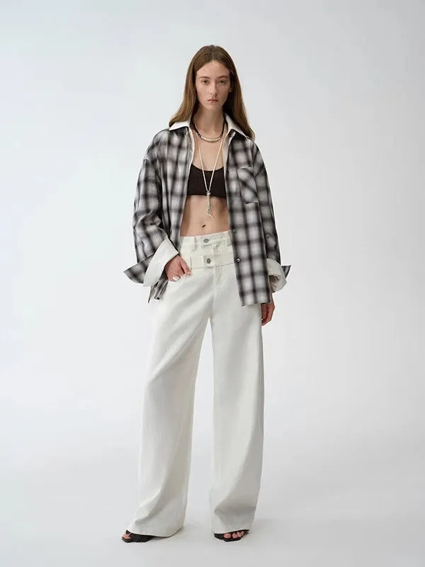 "Weiss Love Letter" Old Money Style Linen Cut Scimitar Pants sold by Firelady Sheepskin