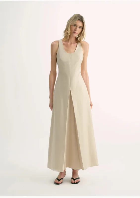 "Simple Love" High Density Modal Mulberry Silk Insert U-neck Vest Dress sold by Firelady Sheepskin