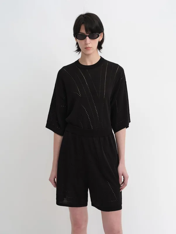Customized Acetate Cotton Geometric Linen Knitted Suit sold by Firelady Sheepskin