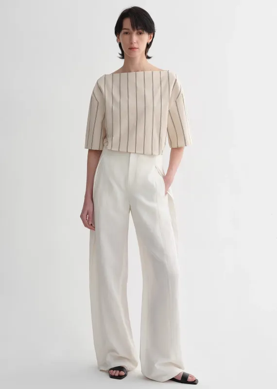 High-intelligence, relaxed, simple, high-quality, long-staple cotton, short-sleeved shirt for women sold by Firelady Sheepskin