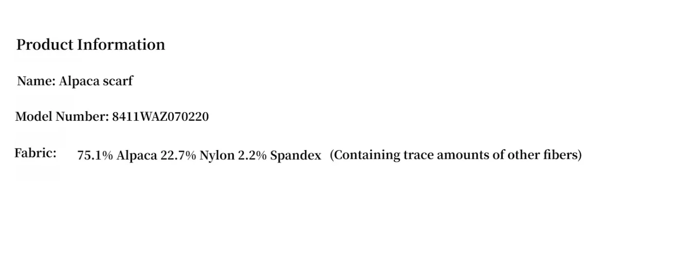 Winter Alpaca Wool Scarf for Women sold by Firelady Sheepskin product image thumbnail 5