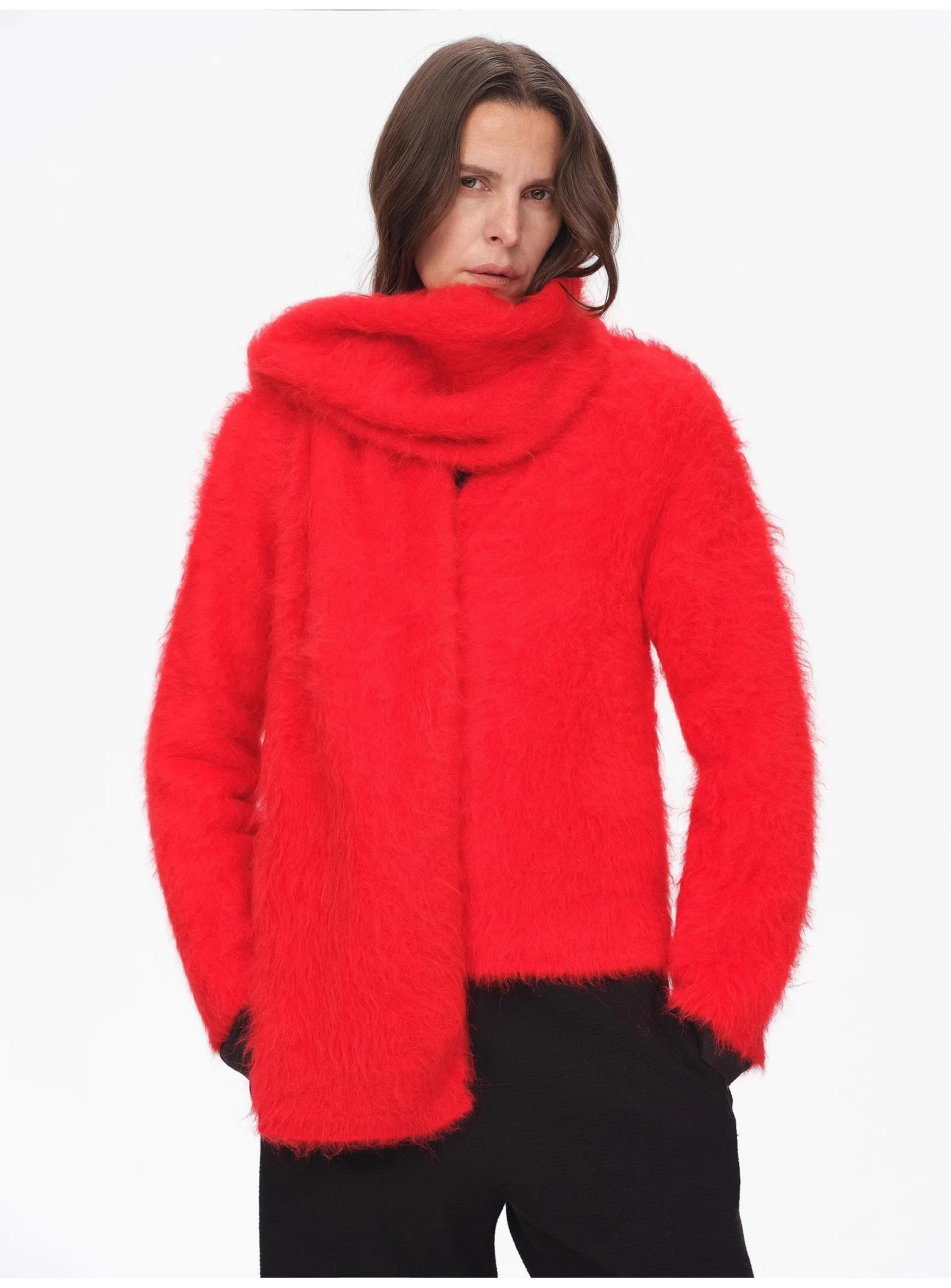 Winter Alpaca Wool Scarf for Women sold by Firelady Sheepskin product image thumbnail 2