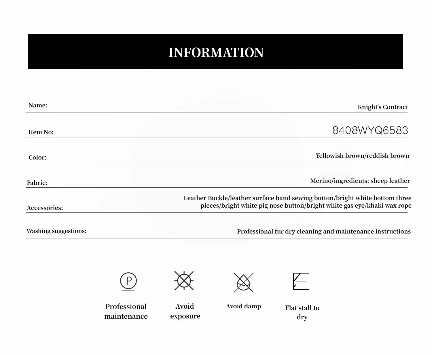 "Knight's Contract" Merino wool sheepskin coat with fur-faced stand-up collar sold by Firelady Sheepskin product image thumbnail 3