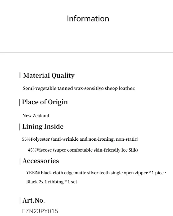 "Witch Game" Retro Classic Stand Up Sheep Leather Short Jacket sold by Firelady Sheepskin product image thumbnail 4