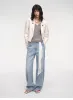 "Roman Story" Stand Collar Suit Sheepskin Leather Short Jacket sold by Firelady Sheepskin