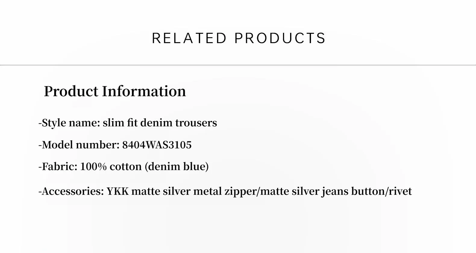 Classic retro old money style, craft washed organic cotton, retro straight slim jeans sold by Firelady Sheepskin product image thumbnail 4