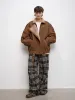 "Jazz Party" motorcycle jacket merino fur short fur coat sold by Firelady Sheepskin