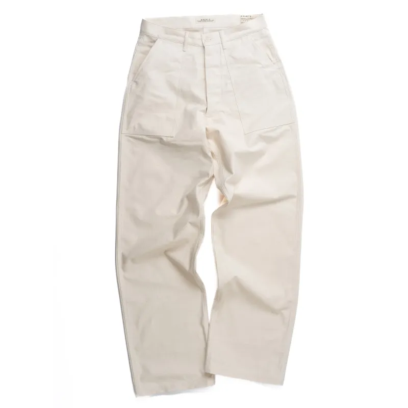 FATIGUES IN ECRU SATEEN sold by Bielby's
