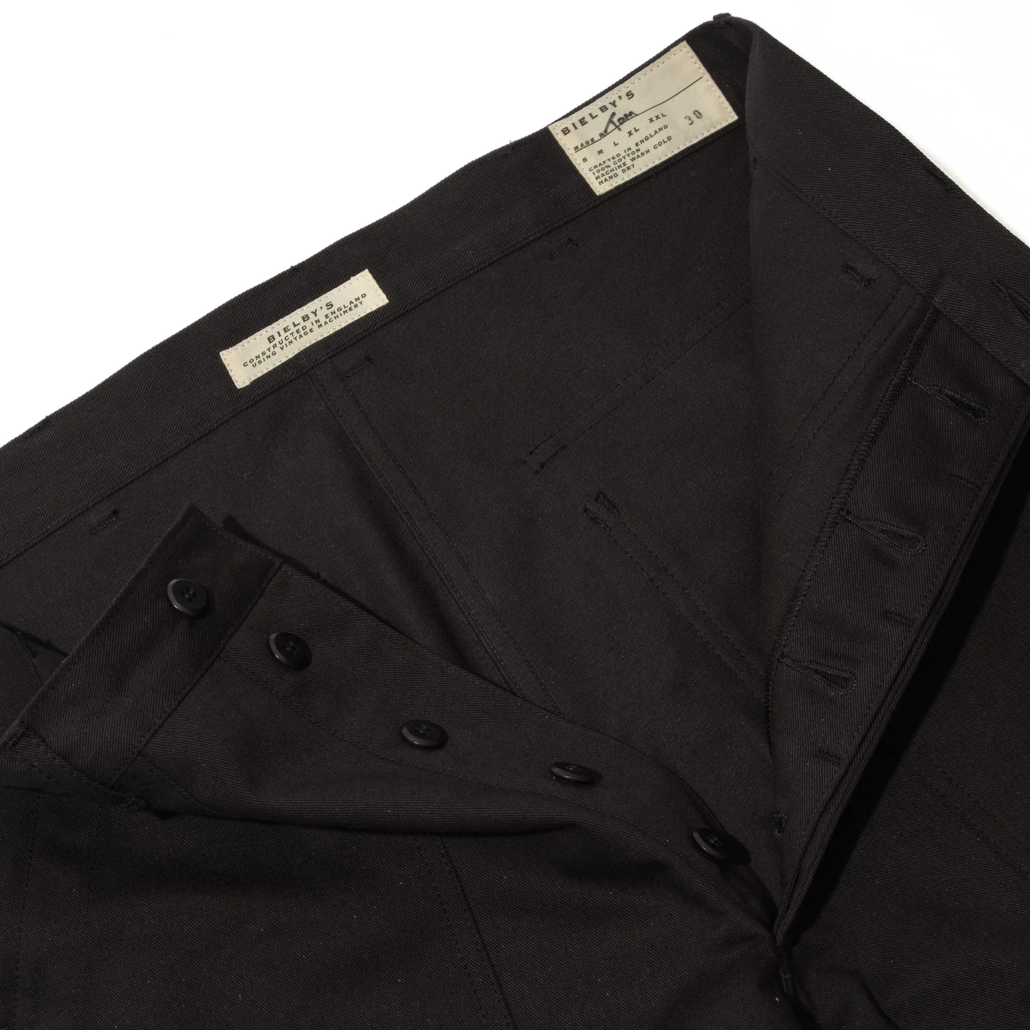 FATIGUES IN INKY BLACK TWILL (PRE-ORDER) sold by Bielby's product image thumbnail 5