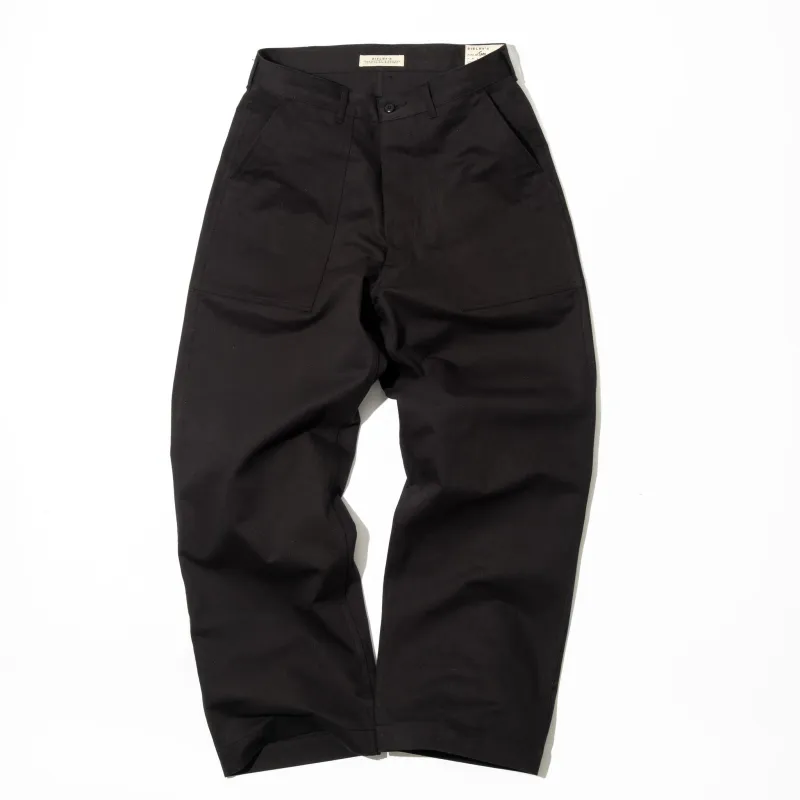 FATIGUES IN INKY BLACK TWILL (PRE-ORDER) sold by Bielby's