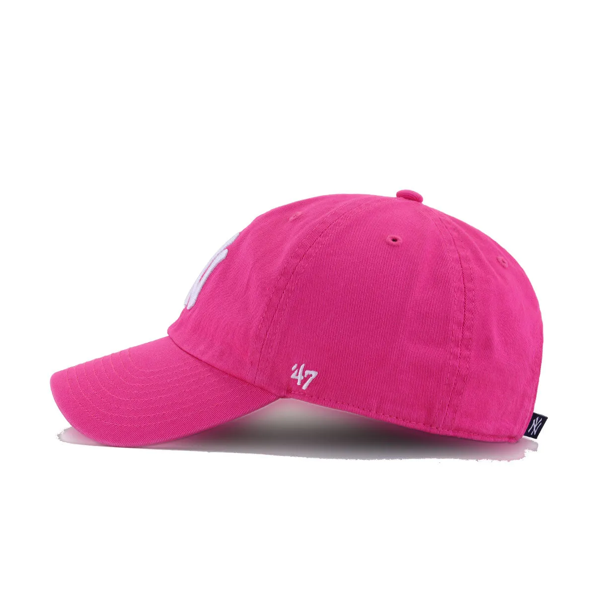 New York Yankees Magenta 47 Brand Clean Up Dad Hat sold by Hat Heaven product image thumbnail 2
