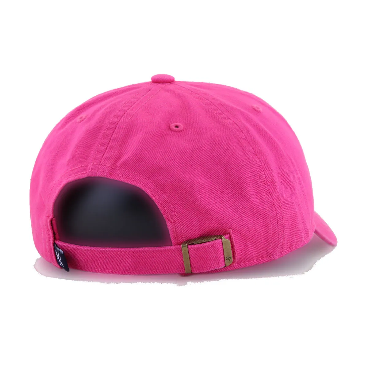 New York Yankees Magenta 47 Brand Clean Up Dad Hat sold by Hat Heaven product image thumbnail 3