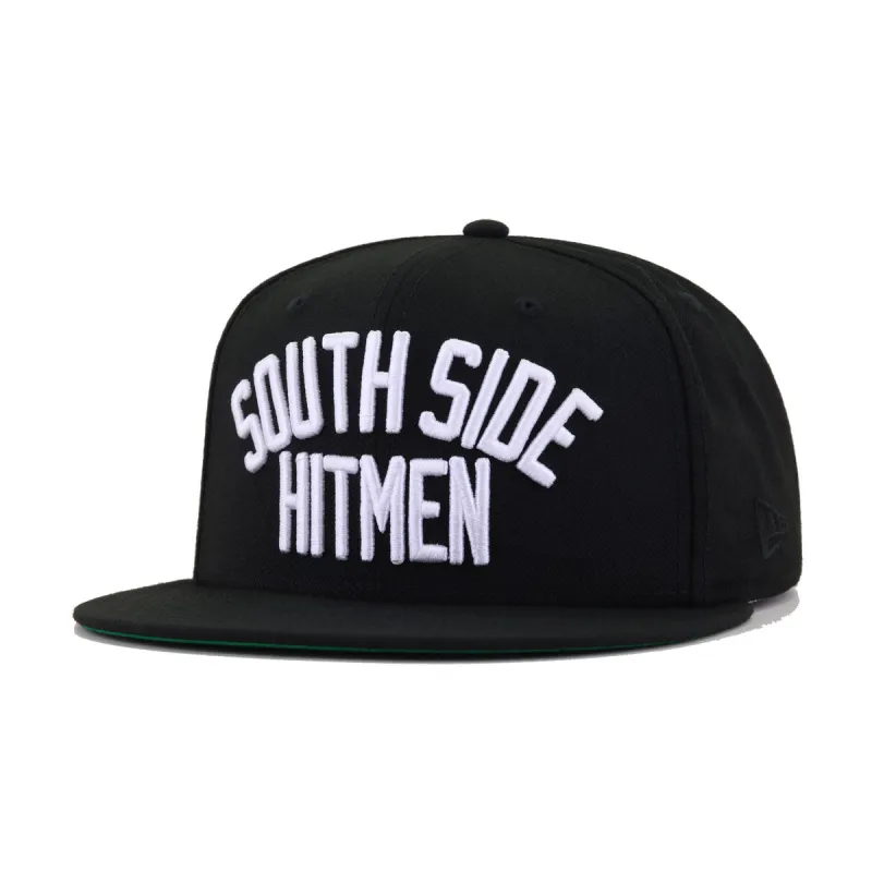 Chicago White Sox Black South Side Hitmen Green Bottom New Era 59Fifty Fitted sold by Hat Heaven
