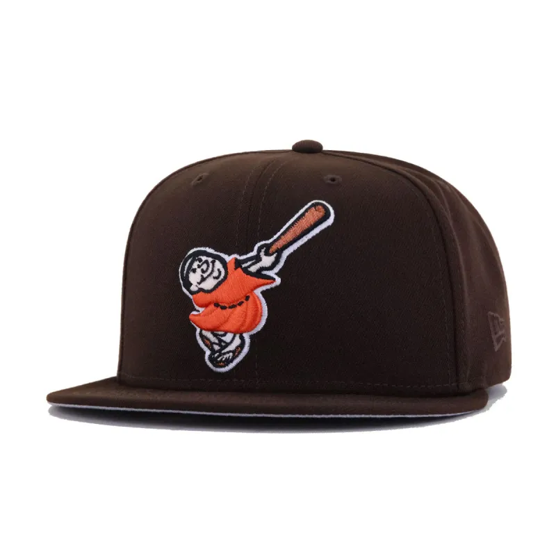 San Diego Padres Burnt Wood 1997 New Era 59Fifty Fitted sold by Hat Heaven