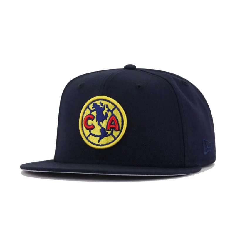 Club America Navy New Era 59Fifty Fitted sold by Hat Heaven