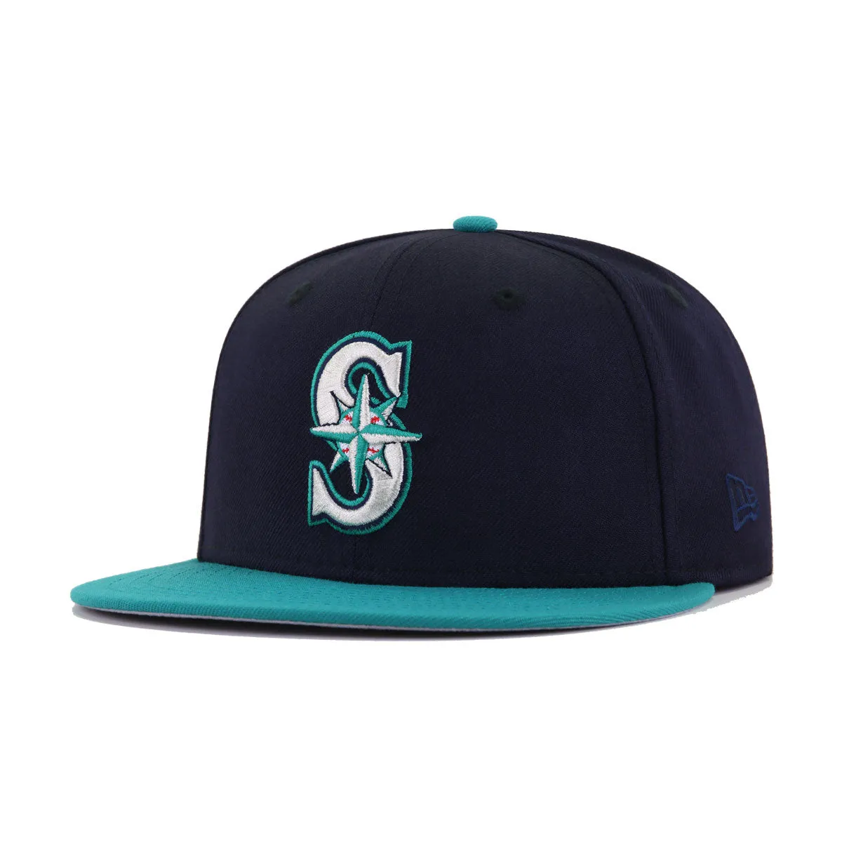 Seattle Mariners Navy Northwest Green 2001 All Star Game New Era 59Fifty Fitted sold by Hat Heaven