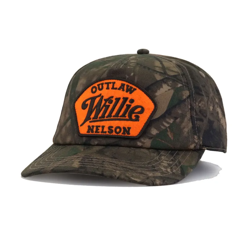 Willie Nelson Camo American Needle Roscoe Hat sold by Hat Heaven