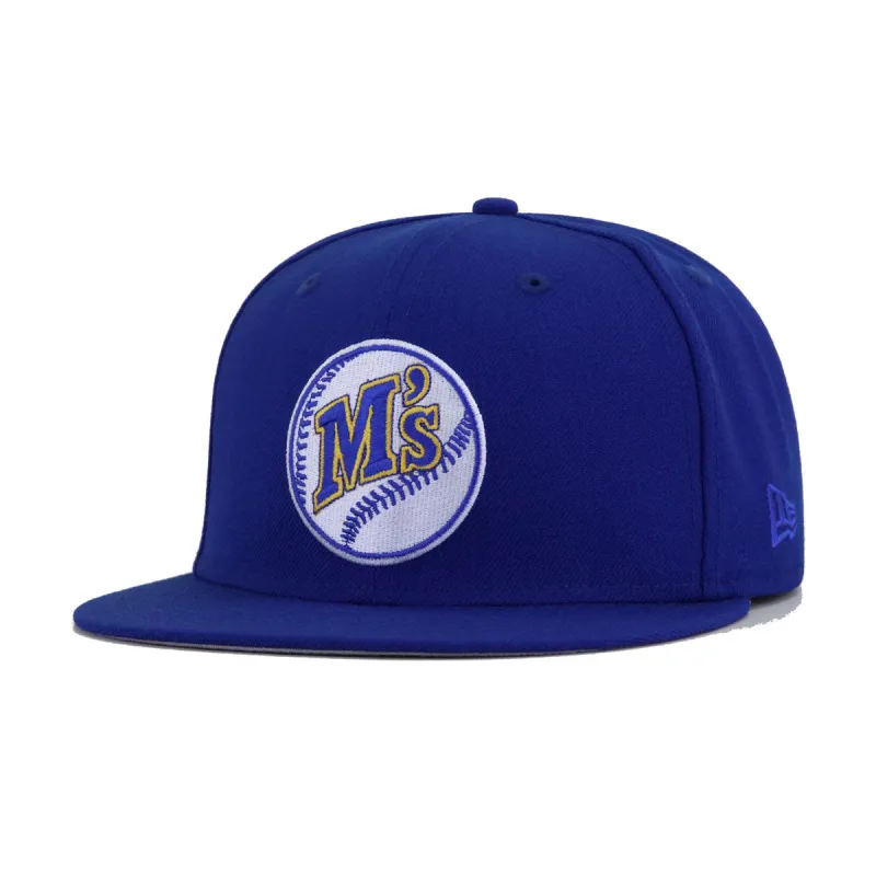 Seattle Mariners Light Royal Blue 1987 ALT New Era 59Fifty Fitted sold by Hat Heaven