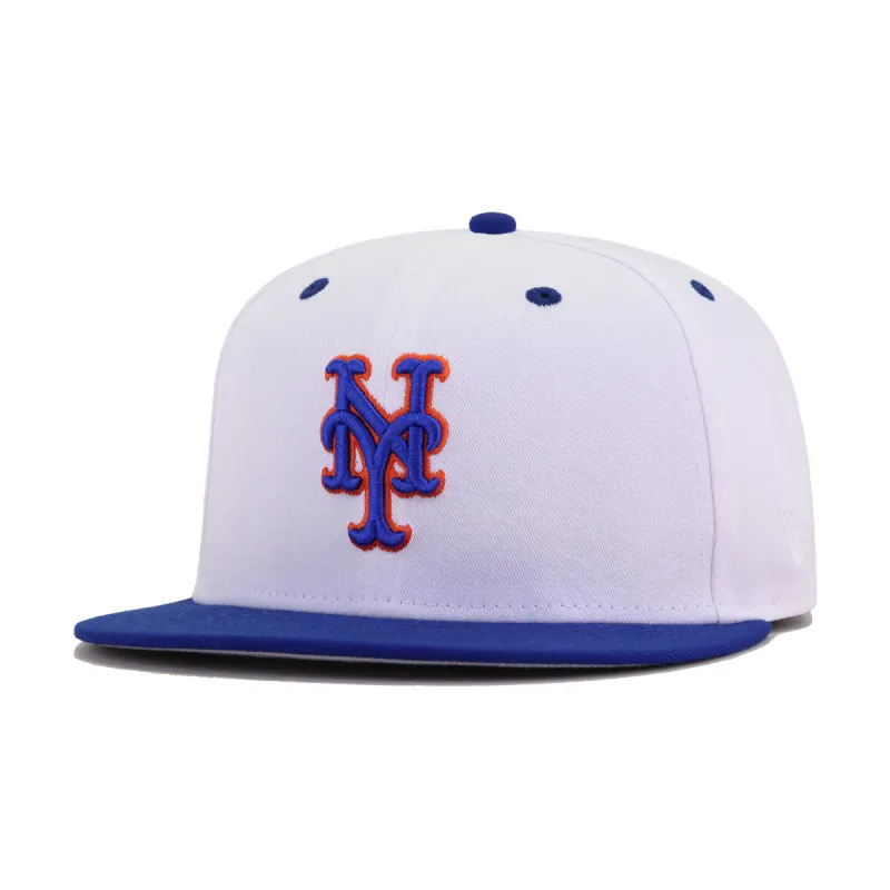 New York Mets White Light Royal Blue 1997 ICE CREAM MAN New Era 59Fifty Fitted sold by Hat Heaven