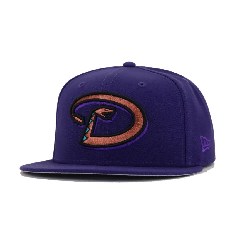 Arizona Diamondbacks Purple 1999 New Era 59Fifty Fitted sold by Hat Heaven
