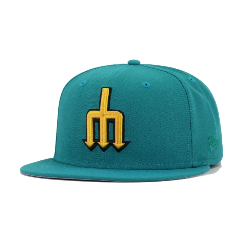 Seattle Mariners Northwest Green City Connect New Era 59Fifty Fitted sold by Hat Heaven
