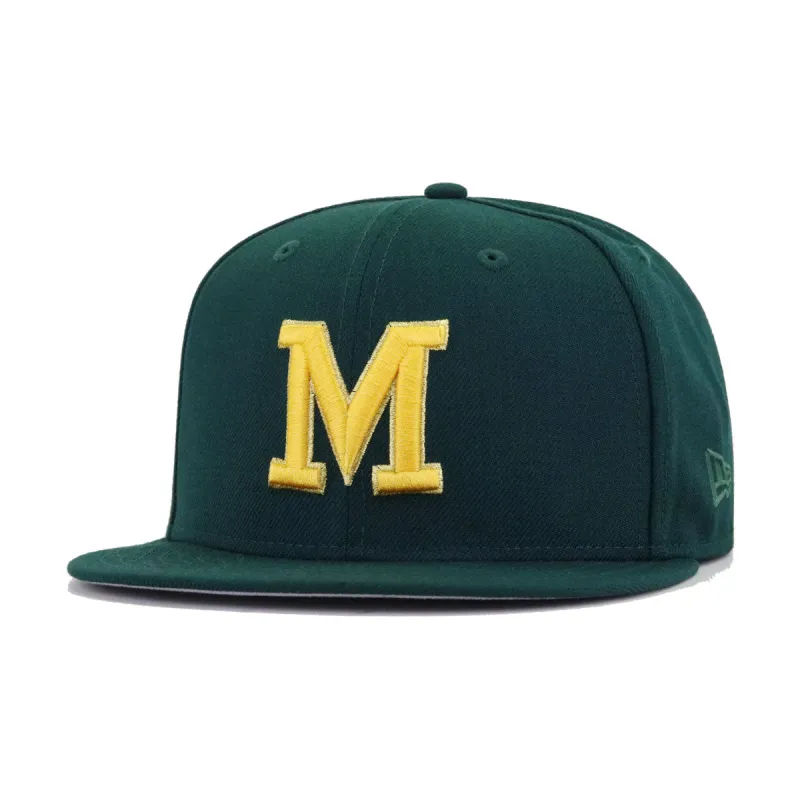 Milwaukee Brewers Dark Green 1970 New Era 59Fifty Fitted sold by Hat Heaven