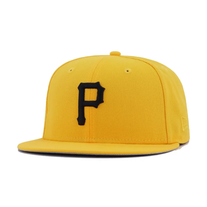 Pittsburgh Pirates A Gold 1971 World Series New Era 59Fifty Fitted made by New Era
